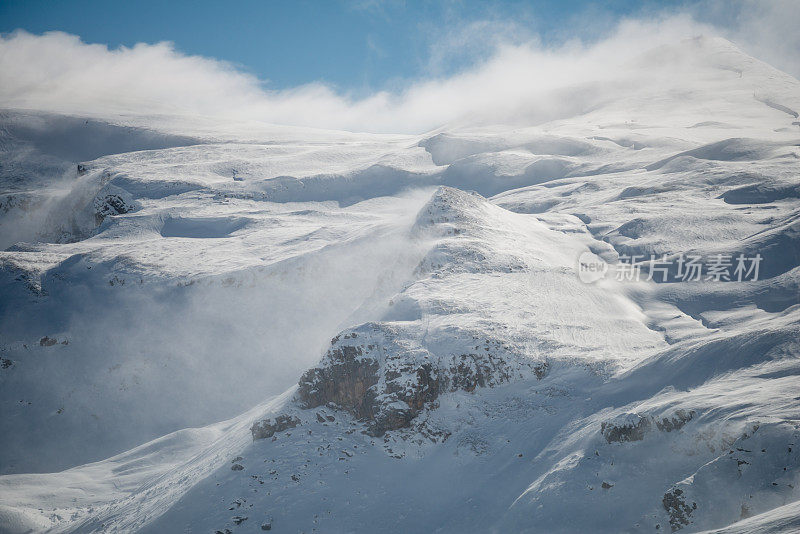 Hohe Tauern, Gro?glockner，欧洲奥地利，冬季